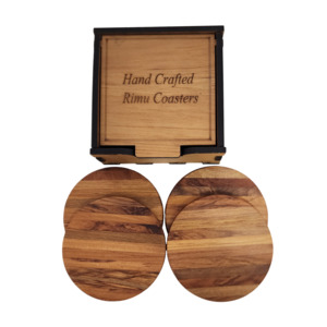 Rimu Coasters (4) in Display Box