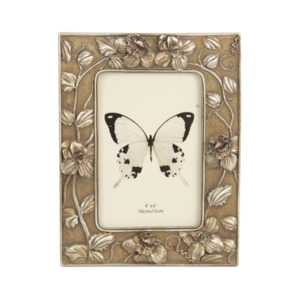 Trailing Flowers 6x4 Frame Champagne