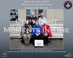 Ross School 150th Reunion - Kakapotahi School