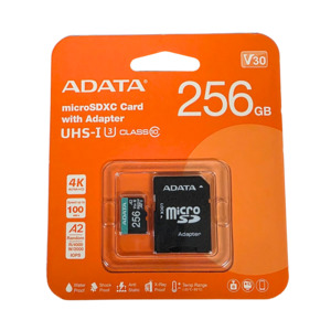 Disposable Cameras Film: Adata MicroSDXC Card with Adapter 256gb