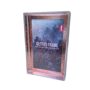 Rose Gold Glitter Frame 6x4