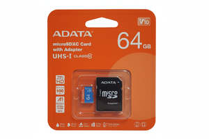 Adata microSDXC 64gb Card with Adapter