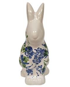 Gifts For Mum: 21cm Botanical Blue Rabbit