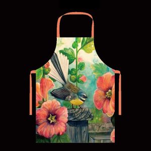 Kitchen: NZ Artwork Apron Fantail on post