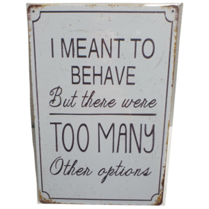 Novelty Signs: Art Tin - Other Options