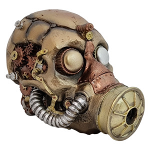 Steampunk Gasmask Skull