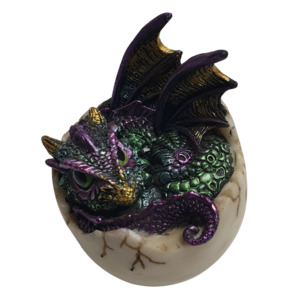 Steampunk: 7cm Dragon in Egg Green