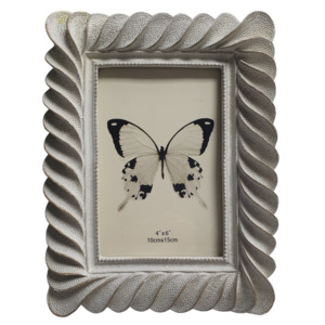 6x4 Twist Pattern Taupe Frame