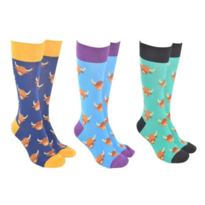 Fashion And Accessories: Sock Society Highland Cow