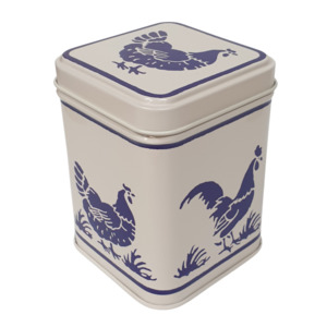 Emma Bridgewater - Square Tin - Blue Hen