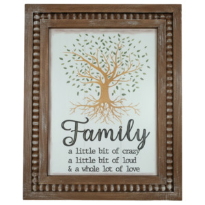Novelty Signs: 40x30cm Family Plaque