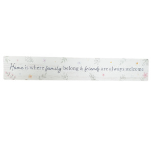 25cm Home Plaque - Family & Friends