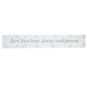 25cm Home Plaque - Love Forever