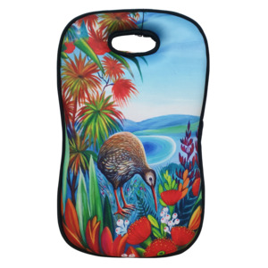 NZ Artwork Garden Kneeler Kiwi
