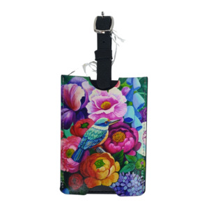 NZ Artwork Luggage Tag Kingfisher