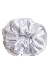Accessories: Scrunchie | Silver White