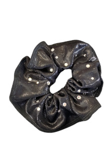Scrunchie | Black - with Swarovski Crystals
