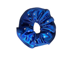 Scrunchie | Deep Royal Blue - with Czech Rhinestones