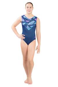 Midnight Wings | Sleeveless Leotard