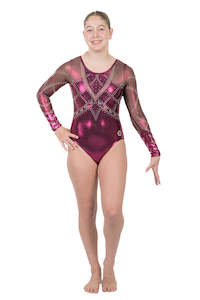 Crystal Couture |  Blackberry | Competition Leotard