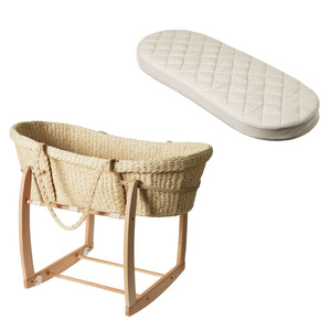 Sleep: Nature Baby Moses Basket + Stand Bundle