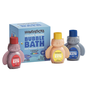 Bathing: Honeysticks Bubble Bath Colour Mixing | 3 Pack