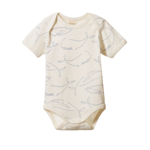 Short Sleeve Bodysuit | Whale