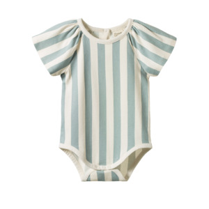 Faye Bodysuit | Star Dew Stripe