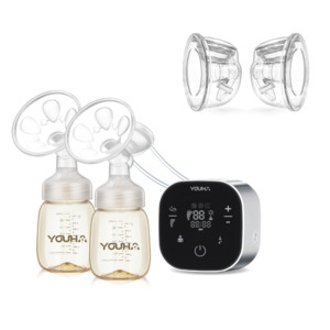 Youha The ONE Double Electric Breast Pump + Express Cups PLUS Bundle