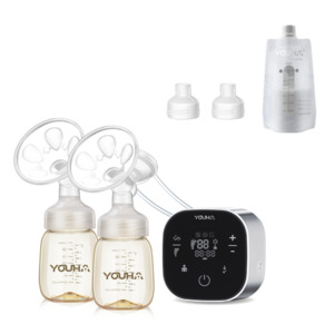 Youha The ONE Double Electric Breast Pump | Pump & Store Bundle