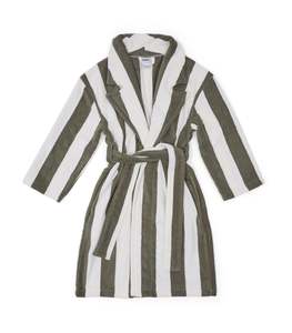 Mama Clothing: Hommey Robe | Matcha Stripe