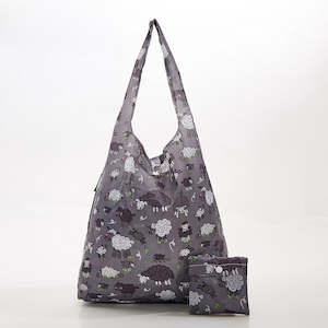 Eco Chic: FOLDABLE SHOPPER - GREY SHEEP