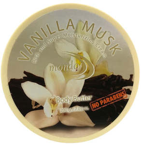 Body Butter: BODY BUTTER - VANILLA MUSK 200GM