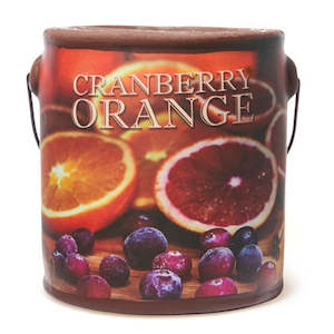 Candles: CHEERFUL - 6OZ MINI FARM FRESH CANDLE - CRANBERRY ORANGE