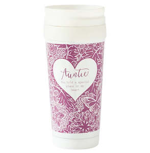 Gifts 1: SENTIMENT TRAVEL MUG - AUNTIE