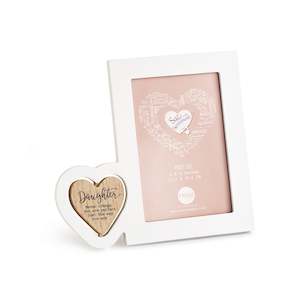 Gifts 1: DAUGHTER HEART PHOTO FRAME (PORTRAIT)