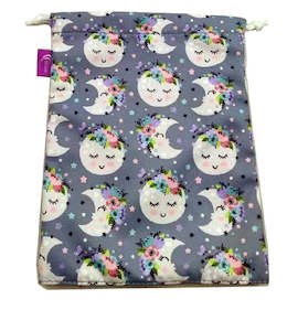Kids: TOILET BAG KIDS - MOON - DRAWSTRING BAG