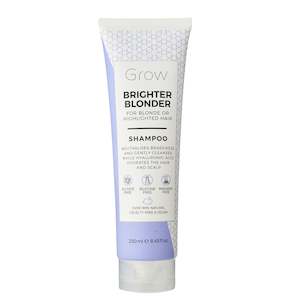 Grow Haircare: GROW BRIGHTER BLONDER SHAMPOO 250ML