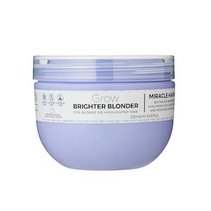 Grow Haircare: GROW BRIGHTER BLONDER MIRACLE HAIR MASK 250ML