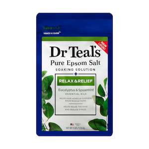 DR TEAL'S EBS RELAX & RELIEF (EUCALYPTUS & SPEARMINT) 1.36KG