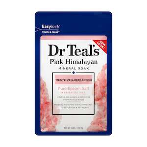 Bath And Body 2: DR TEAL'S EBS RESTORE & REPLENISH (PINK HIMALAY SALT) 1.36KG