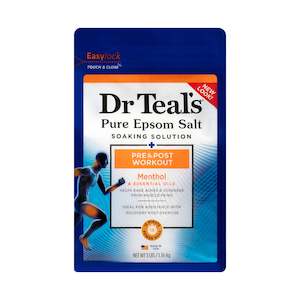 Bath And Body 2: DR TEAL'S EBS PRE & POST WORKOUT (MAG.SULF & MENTHOL) 1.36KG