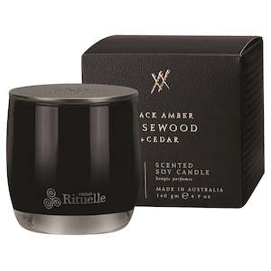 Candles: ALCHEMY BLACK - SOY WAX CANDLE 140GM 35H