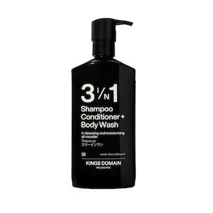 Kings Domain: KINGS DOMAIN 3IN1 SHAMPOO, CONDITIONER & BODY WASH 375ML
