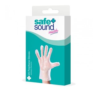 Safe Sound: S&S POLYTHENE GLOVES 25 PACK