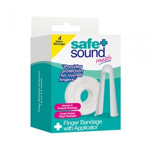 Safe Sound: S&S FINGER BANDAGE WITH APPLICATOR 4M