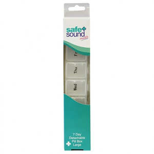 Safe Sound: S&S DETACHABLE JUMBO PILL BOX