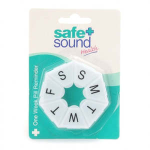 Safe Sound: S&S ONE WEEK PILL REMINDER