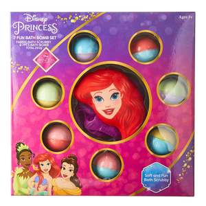 Customer Favourites: DISNEY PRINCESS 7 FUN DAY BATH BOMBS
