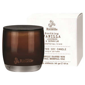 FLOURISH ORGANICS VANILLA 140GM SCENTED CANDLE